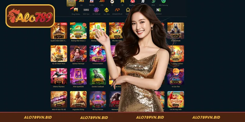 Nổ Hũ ALO789 – Kho Slot Đổi Thưởng Đẳng Cấp Nhất 2026 3 Các nhà phát hành game Slot hàng đầu hội tụ tại ALO789